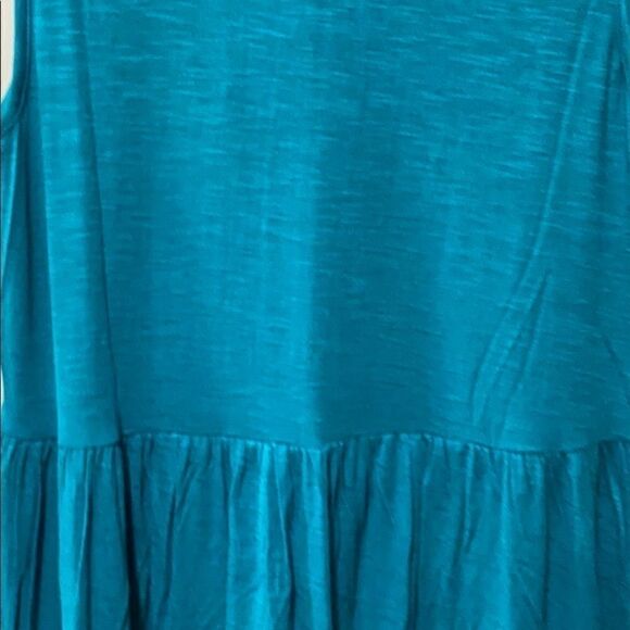 NWT Chelsea & Theodore Teal crochet front Tunic S - Picture 8 of 12